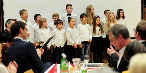 Kinder waren die Stars des Danke-Abends