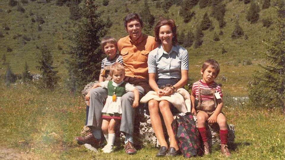 Kindheit(en) in Vorarlberg: Hubert Rhomberg Familienfoto